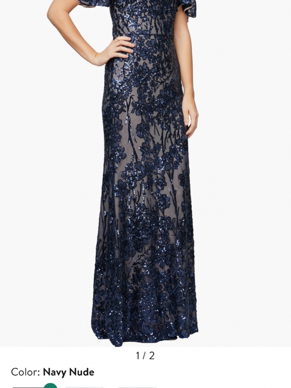 NWT Alex Evening MOB Gown